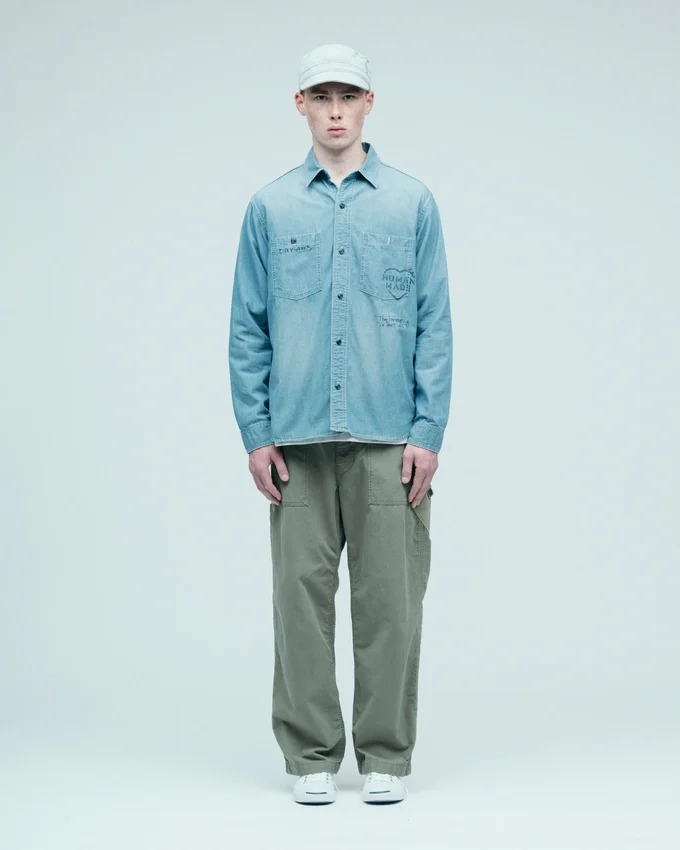 Military chambray shirt Military chambray shirt