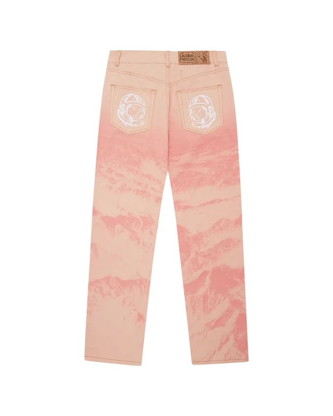 Mountain print astro denim pant Mountain print astro denim pant