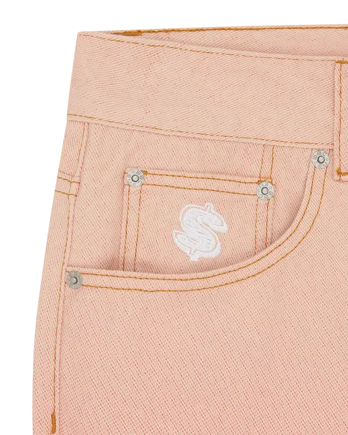 Mountain print astro denim pant Mountain print astro denim pant