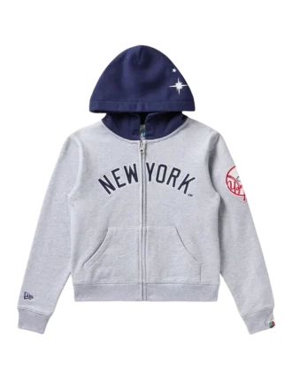 Ny yankees kids blocked hoodie