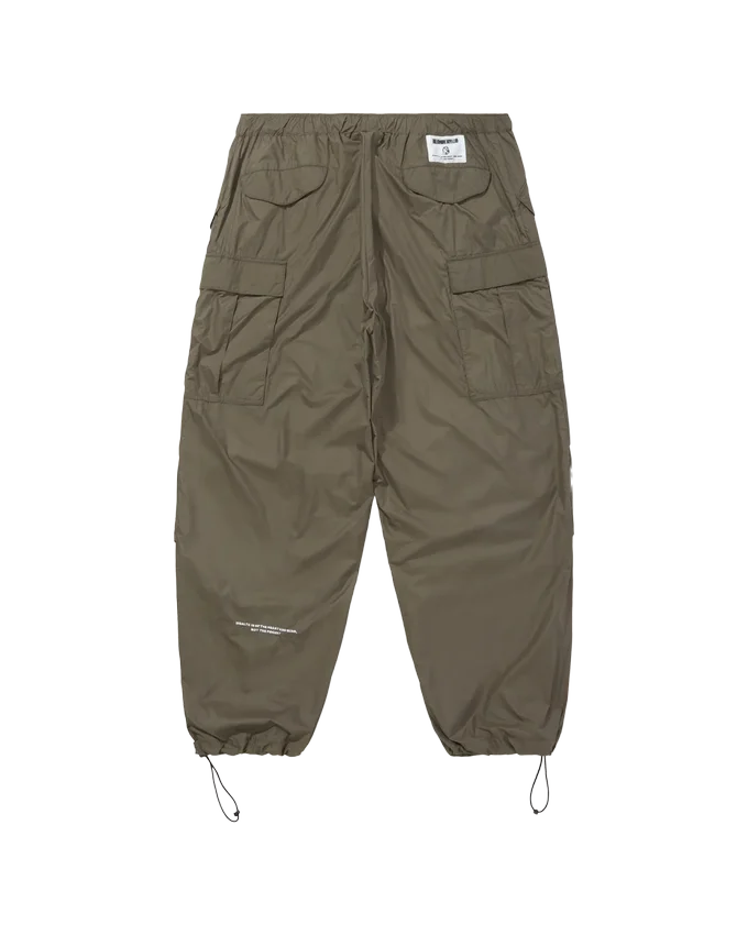 Nylon wide cargo pants Nylon wide cargo pants