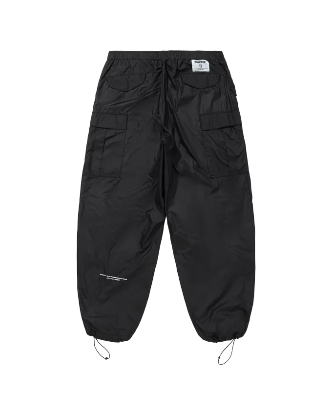 Nylon wide cargo pants Nylon wide cargo pants