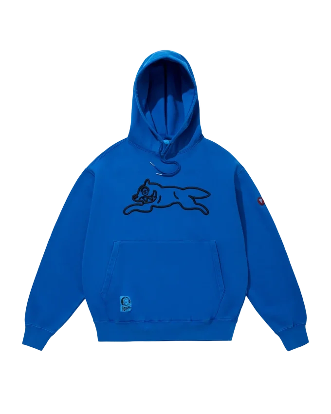Overdyed hoodie running dog Overdyed hoodie running dog
