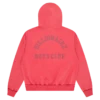 Oversized college zip through hood