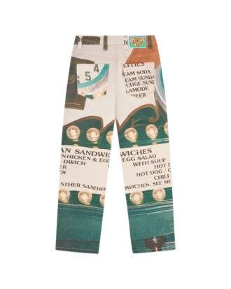 Parlor double scoop denim pants