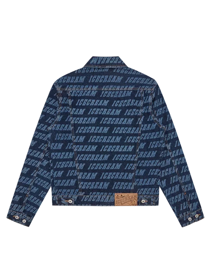 Repeat logo denim trucker jacket Repeat logo denim trucker jacket