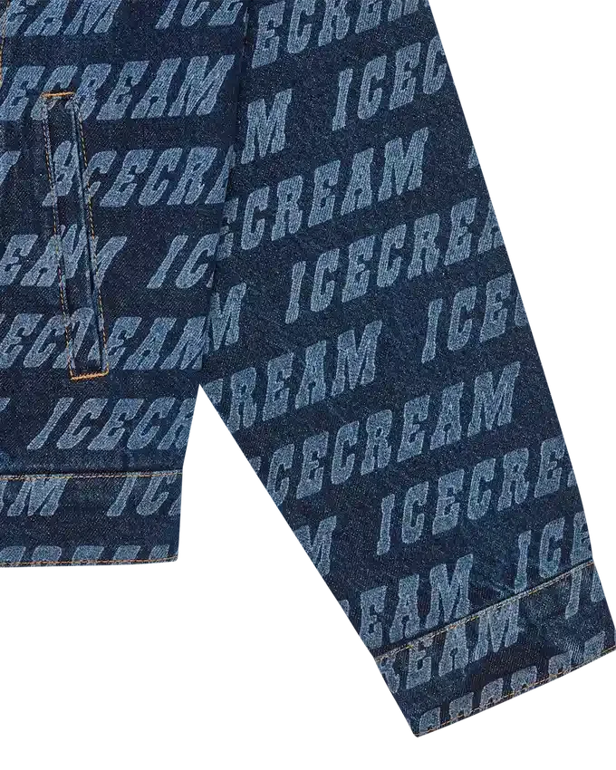 Repeat logo denim trucker jacket Repeat logo denim trucker jacket