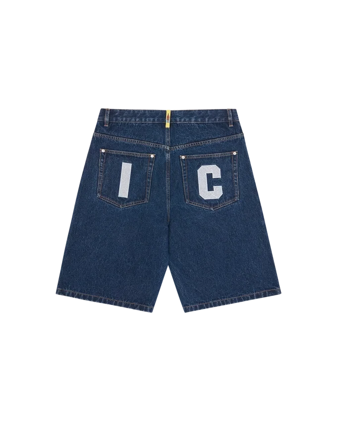 Running dog denim shorts Running dog denim shorts