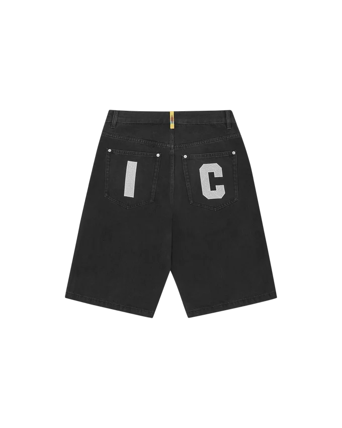 Running dog denim shorts Running dog denim shorts