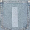 Running dog denim shorts