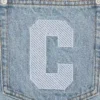 Running dog denim shorts