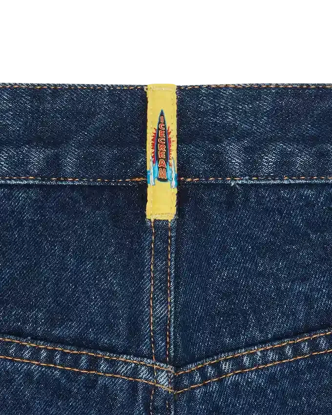 Running dog denim shorts Running dog denim shorts