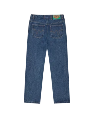 Running dog double scoop denim pant