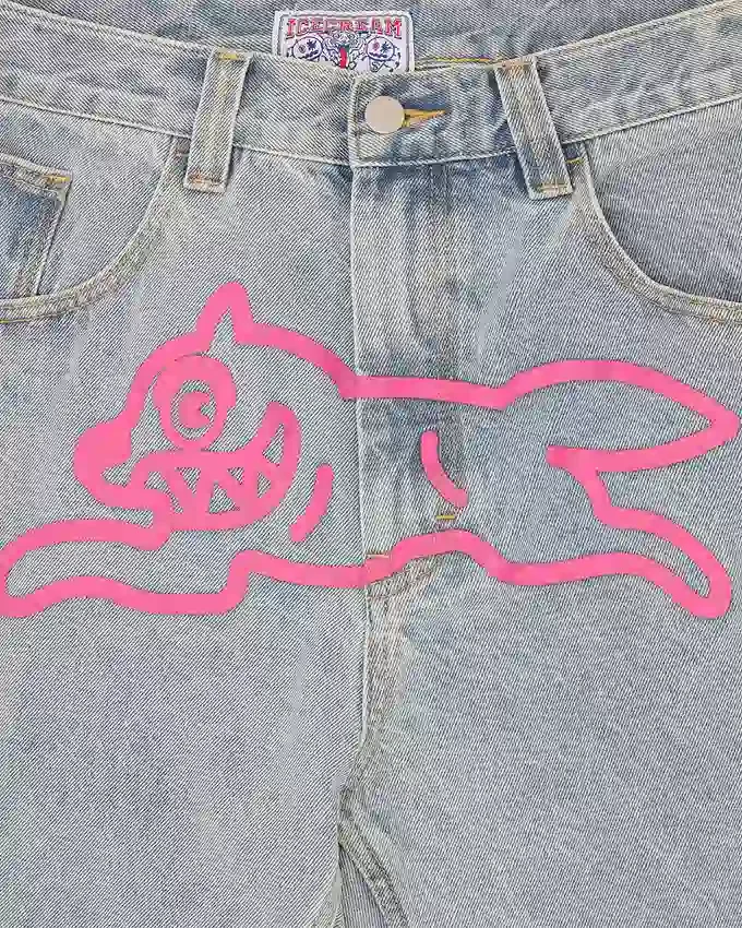 Running dog double scoop denim pant Running dog double scoop denim pant