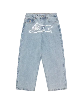 Running dog triple scoop denim pant