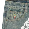 Running dog triple scoop denim pant