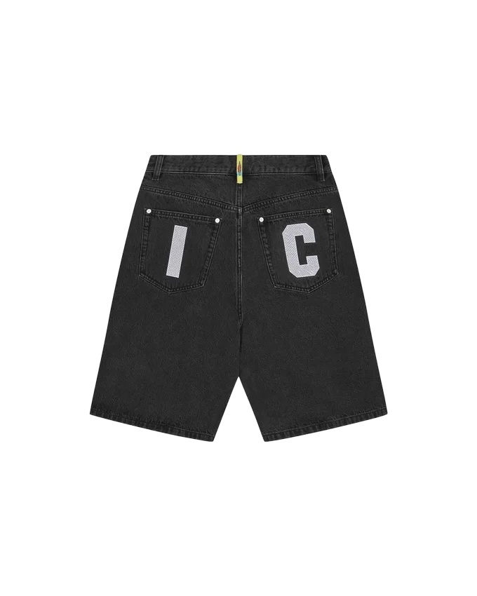 Running dog triple scoop denim shorts Running dog triple scoop denim shorts
