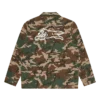 Running dog woodland camo field jacket