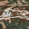 Running dog woodland camo field jacket