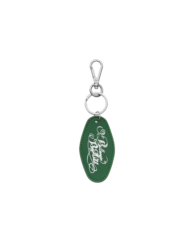 Script logo leather keyring Script logo leather keyring