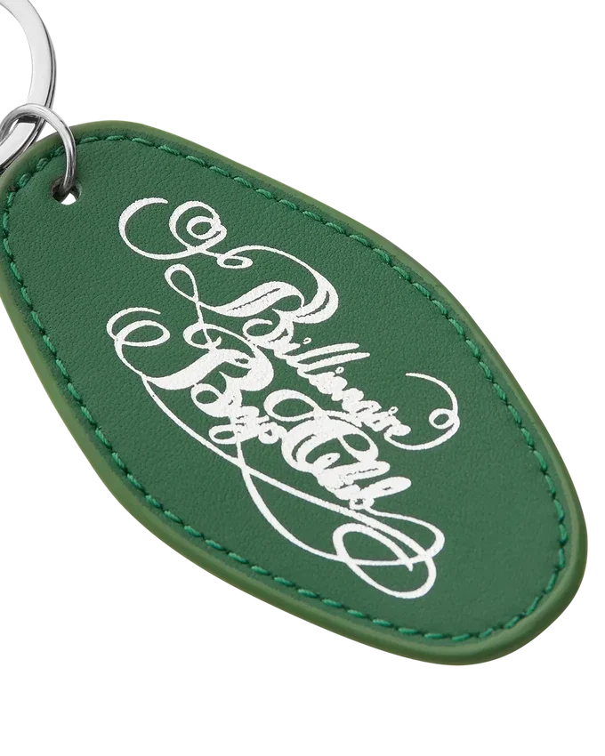 Script logo leather keyring Script logo leather keyring