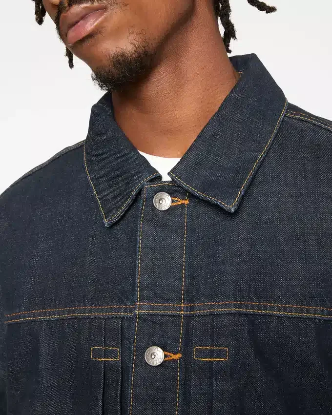 Seagull print & emb. denim jacket Seagull print & emb. denim jacket