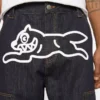 Selvedge running dog denim carpenter pant