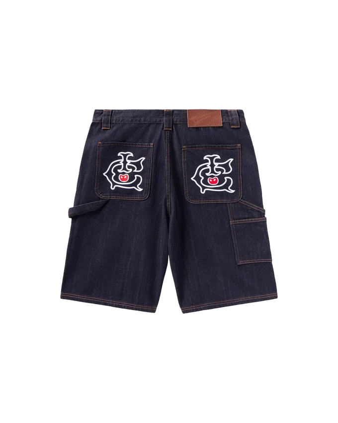 Selvedge running dog denim carpenter short Selvedge running dog denim carpenter short