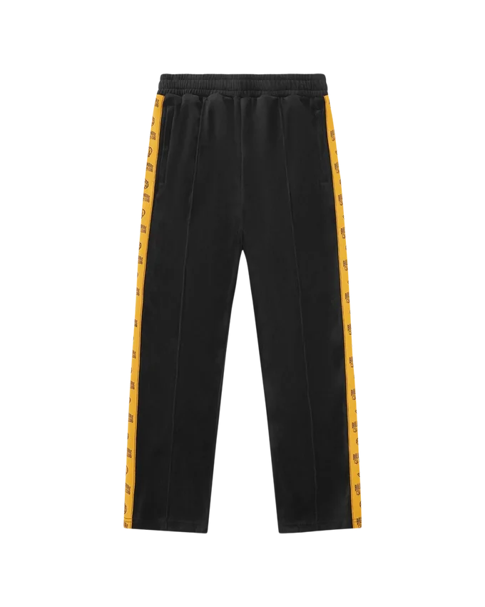 Small arch logo taped velour track pants Small arch logo taped velour track pants