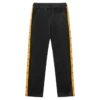 Small arch logo taped velour track pants Small arch logo taped velour track pants