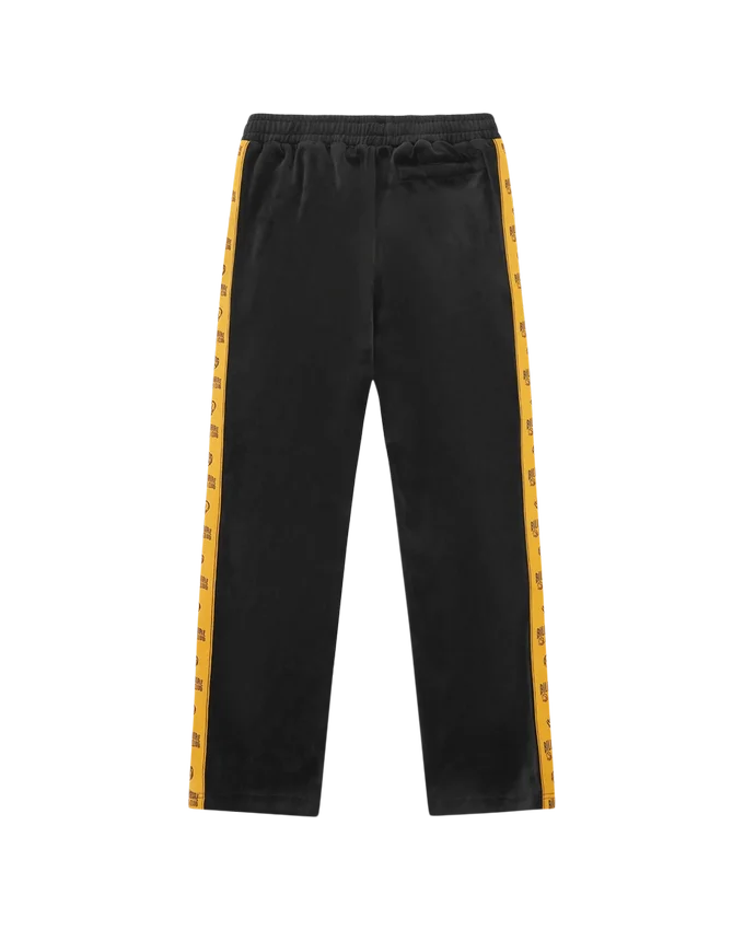 Small arch logo taped velour track pants Small arch logo taped velour track pants