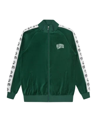 Small arch logo taped velour track top