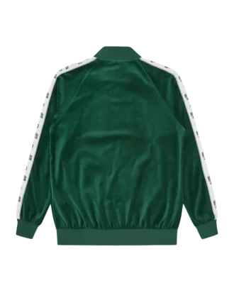 Small arch logo taped velour track top