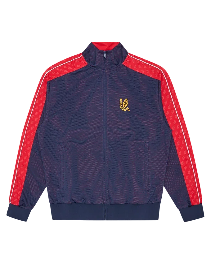 Soft serve layered mesh track top Soft serve layered mesh track top