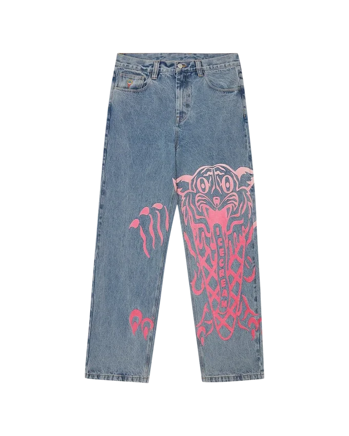 Tiger triple scoop denim pants Tiger triple scoop denim pants