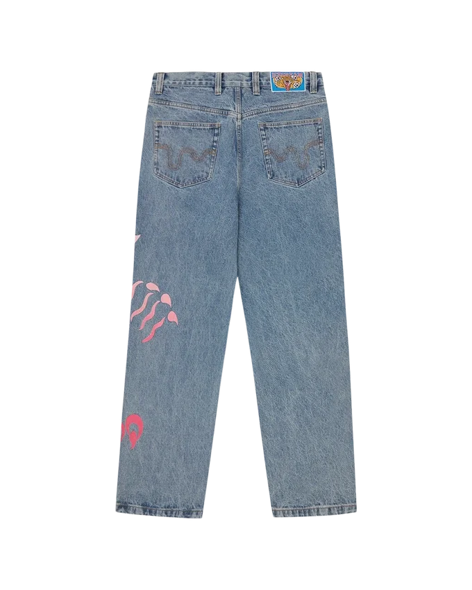 Tiger triple scoop denim pants Tiger triple scoop denim pants