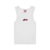 Womens beaded running dog ribbed vest top