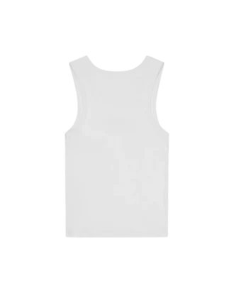 Womens beaded running dog ribbed vest top