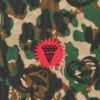 Womens camo zip through hood