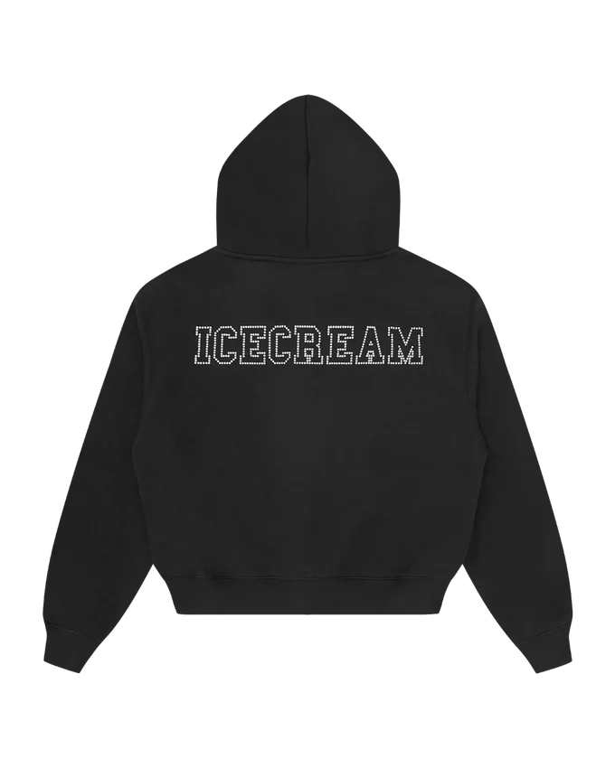 Womens crystal zip through hood Womens crystal zip through hood
