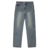 Womens distressed running dog denim pants Womens distressed running dog denim pants