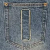 Womens distressed running dog denim pants Womens distressed running dog denim pants