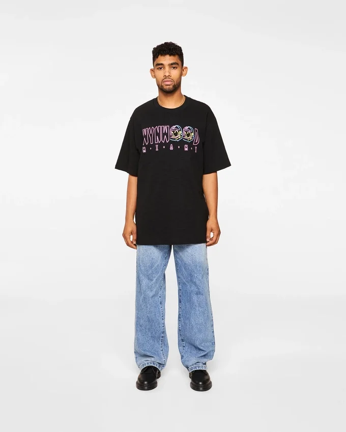Wynwood neon logo slub tee Wynwood neon logo slub tee