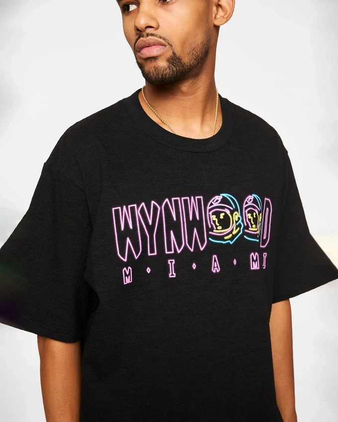 Wynwood neon logo slub tee Wynwood neon logo slub tee